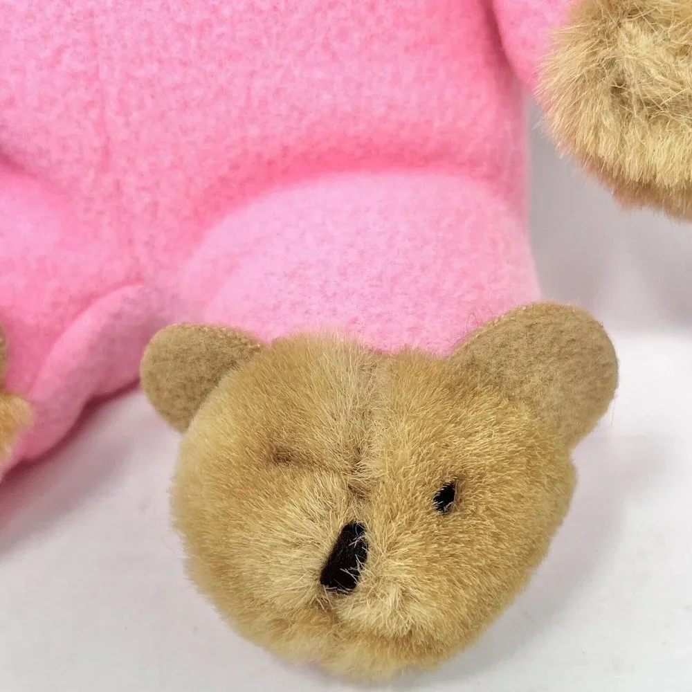 Tb Trading Co Teddy Bear Pajama‎ & Blanket Bear Slippers Vintage Plush NWT 9
